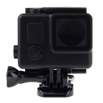 Black Edition Waterproof Housing Protective Case with Buckle Basic Mount for GoPro HERO4 /3+,  Waterproof Depth: 10m(Black) - Waterproof Cases by PMC Jewellery | Online Shopping South Africa | PMC Jewellery | Buy Now Pay Later Mobicred