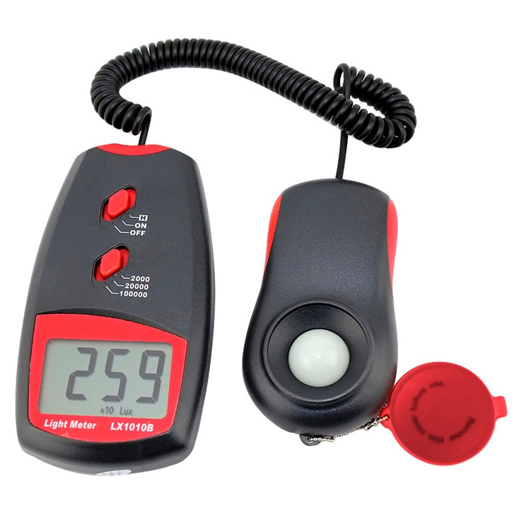 Digital Light Meter, Measuring Range: 1-100000 Lux(Red) - Light & Sound Meter by PMC Jewellery | Online Shopping South Africa | PMC Jewellery | Buy Now Pay Later Mobicred