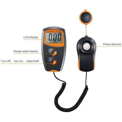 Digital Light Meter, Measuring Range: 1-100000 Lux - Light & Sound Meter by PMC Jewellery | Online Shopping South Africa | PMC Jewellery | Buy Now Pay Later Mobicred