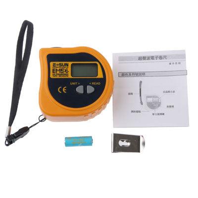 Ultrasonic Electronic Tape Measure, Measure Range: 0.4m-18m - Laser Rangefinder by PMC Jewellery | Online Shopping South Africa | PMC Jewellery | Buy Now Pay Later Mobicred