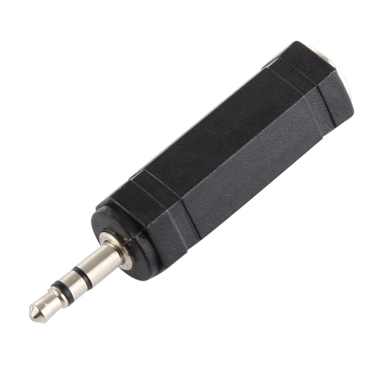 3.5mm Plug to 6.35mm Stereo Jack Adaptor Socket Adapter(Black) - Audio Adapter by PMC Jewellery | Online Shopping South Africa | PMC Jewellery