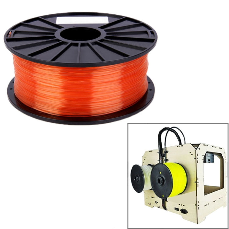 PLA 1.75 mm Transparent 3D Printer Filaments(Red) - Consumables by PMC Jewellery | Online Shopping South Africa | PMC Jewellery | Buy Now Pay Later Mobicred