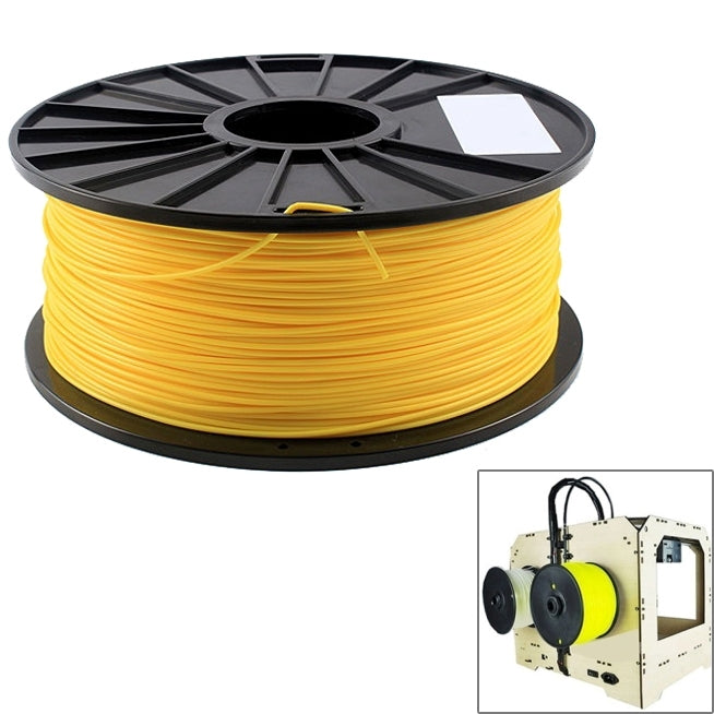 ABS 1.75 mm Fluorescent 3D Printer Filaments, about 395m(Yellow) - Consumables by PMC Jewellery | Online Shopping South Africa | PMC Jewellery | Buy Now Pay Later Mobicred