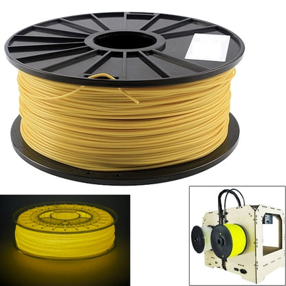 ABS 3.0 mm Luminous 3D Printer Filaments, about 135m(Yellow) - Consumables by PMC Jewellery | Online Shopping South Africa | PMC Jewellery | Buy Now Pay Later Mobicred