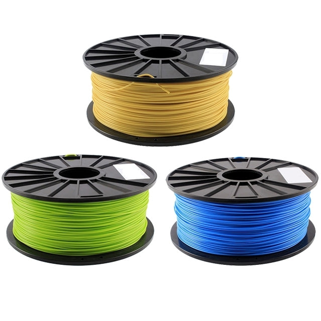 ABS 3.0 mm Luminous 3D Printer Filaments, about 135m(Yellow) - Consumables by PMC Jewellery | Online Shopping South Africa | PMC Jewellery | Buy Now Pay Later Mobicred