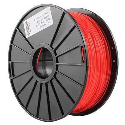 PLA 1.75 mm Fluorescent 3D Printer Filaments, about 345m(Red) - Consumables by PMC Jewellery | Online Shopping South Africa | PMC Jewellery | Buy Now Pay Later Mobicred