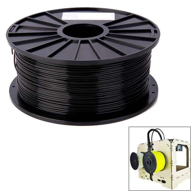 PLA 3.0 mm Color Series 3D Printer Filaments, about 115m(Black) - Consumables by PMC Jewellery | Online Shopping South Africa | PMC Jewellery | Buy Now Pay Later Mobicred