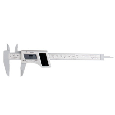 150mm solar LCD Digital Vernier Caliper / Micrometer, Carbon Fiber Composite - Measuring Tools by PMC Jewellery | Online Shopping South Africa | PMC Jewellery | Buy Now Pay Later Mobicred