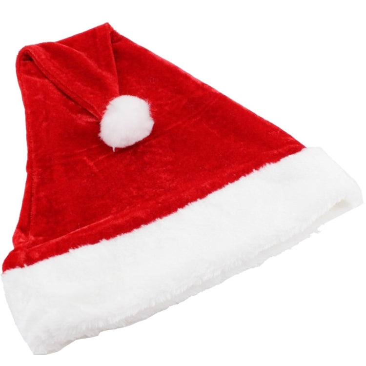 Christmas Party Santa Hat Red & White Cap Christmas Hat, Size: 38cm x 29cm - Christmas Wearable Decoration by PMC Jewellery | Online Shopping South Africa | PMC Jewellery | Buy Now Pay Later Mobicred