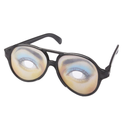 Plastic Funny Joke Glasses with Black Frame(Black) - Halloween Others by PMC Jewellery | Online Shopping South Africa | PMC Jewellery | Buy Now Pay Later Mobicred