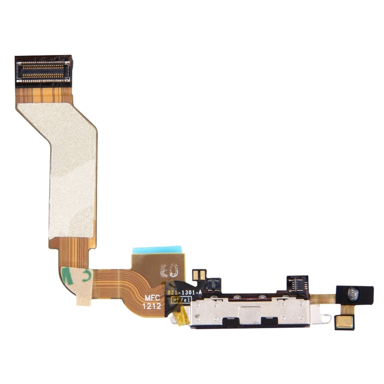 Original Dock Connector Charging Port Flex Cable for iPhone 4S(Black) - iPhone 4/4S Parts by PMC Jewellery | Online Shopping South Africa | PMC Jewellery | Buy Now Pay Later Mobicred