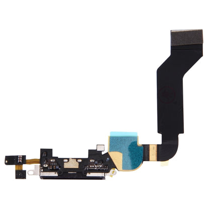 Original Dock Connector Charging Port Flex Cable for iPhone 4S(Black) - iPhone 4/4S Parts by PMC Jewellery | Online Shopping South Africa | PMC Jewellery | Buy Now Pay Later Mobicred