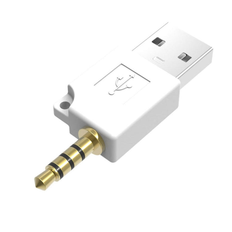 For iPod shuffle 3rd / 2nd USB Data Dock Charger Adapter, Length: 4.6cm(White) - Converter & Adapter by PMC Jewellery | Online Shopping South Africa | PMC Jewellery | Buy Now Pay Later Mobicred