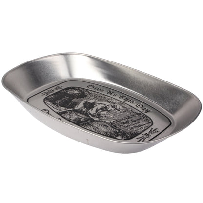 Stainless Steel Multi-purpose Tray Fruit Bowl Dessert Plate (Random Delivery) - Gadgets by PMC Jewellery | Online Shopping South Africa | PMC Jewellery | Buy Now Pay Later Mobicred