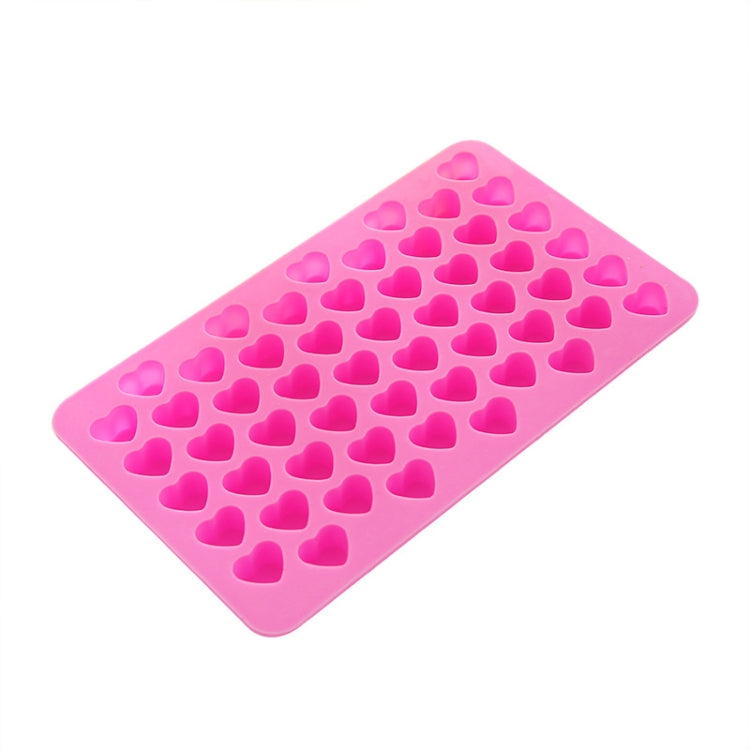 Creative Heart Shape 55-Grid Ice Cube Tray(Pink) - Food Molds by PMC Jewellery | Online Shopping South Africa | PMC Jewellery | Buy Now Pay Later Mobicred