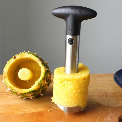 Pineapple Corer Slicer(Silver) - Cutter & Peeler by PMC Jewellery | Online Shopping South Africa | PMC Jewellery | Buy Now Pay Later Mobicred