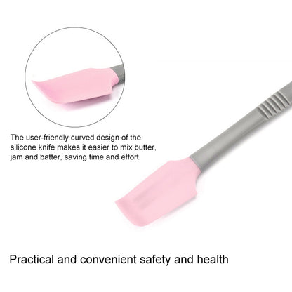 4 PCS Silicone Scraper Butter Spreader Knife Cake Smoother Cake Baking Tool(Pink) - Gadgets by PMC Jewellery | Online Shopping South Africa | PMC Jewellery | Buy Now Pay Later Mobicred