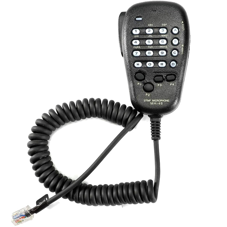 MH-48A6J DTMF Microphone for Yaesu MH-48A6J FT-7800R FT-8800 FT-8900R Radio(Black) - Microphones & Headsets by PMC Jewellery | Online Shopping South Africa | PMC Jewellery | Buy Now Pay Later Mobicred