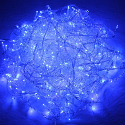 30m Waterproof IP44 String Decoration Light, For Christmas Party, 300 LED, Blue Light  with 8 Functions Controller, 220-240V, EU Plug - Holiday Lights by PMC Jewellery | Online Shopping South Africa | PMC Jewellery | Buy Now Pay Later Mobicred