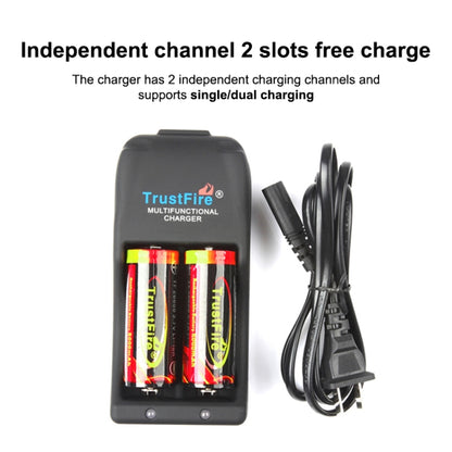 TR-006 Multi-function Battery Charger for 16340 / 18650 / 25500 / 26650 / 26700(Black) - Charger & Converter by PMC Jewellery | Online Shopping South Africa | PMC Jewellery | Buy Now Pay Later Mobicred