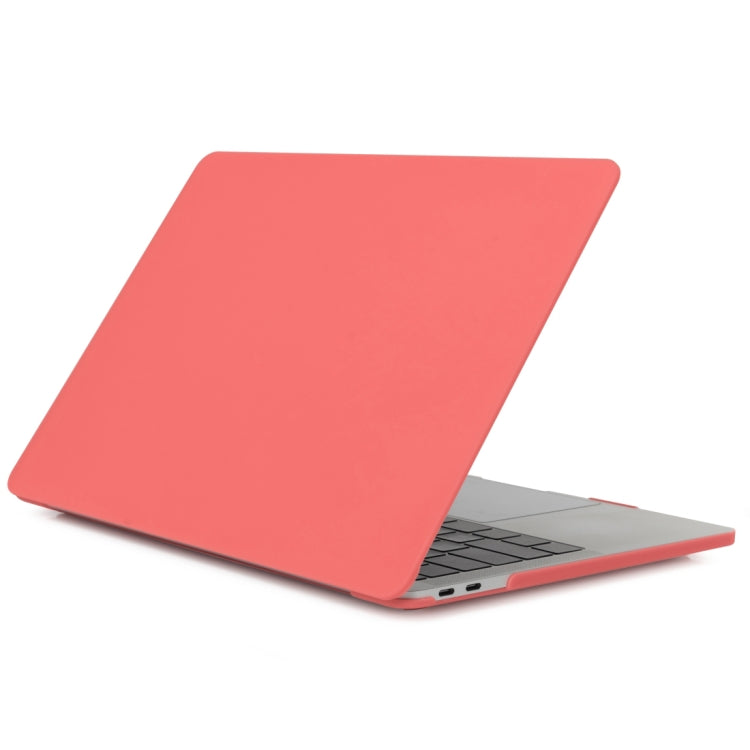 Laptop Translucent Frosted Hard Plastic Protective Case for Macbook 12 inch(Coral Red) - MacBook Pro Cases by PMC Jewellery | Online Shopping South Africa | PMC Jewellery | Buy Now Pay Later Mobicred