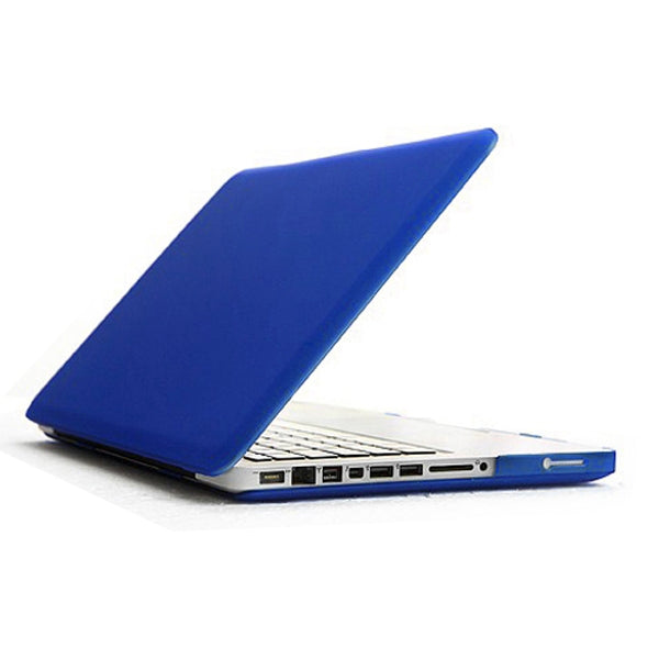 ENKAY for MacBook Pro 13.3 inch (US Version) / A1278 4 in 1 Frosted Hard Shell Plastic Protective Case with Screen Protector & Keyboard Guard & Anti-dust Plugs(Dark Blue) - MacBook Pro Cases by ENKAY | Online Shopping South Africa | PMC Jewellery | Buy Now Pay Later Mobicred