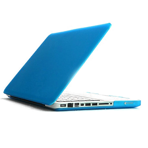 ENKAY for MacBook Pro 13.3 inch (US Version) / A1278 4 in 1 Frosted Hard Shell Plastic Protective Case with Screen Protector & Keyboard Guard & Anti-dust Plugs(Blue) - MacBook Pro Cases by ENKAY | Online Shopping South Africa | PMC Jewellery | Buy Now Pay Later Mobicred