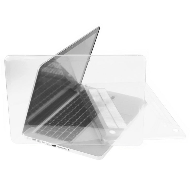 ENKAY for Macbook Pro 13.3 inch (US Version) / A1278 Hat-Prince 3 in 1 Crystal Hard Shell Plastic Protective Case with Keyboard Guard & Port Dust Plug(White) - MacBook Pro Cases by ENKAY | Online Shopping South Africa | PMC Jewellery | Buy Now Pay Later Mobicred