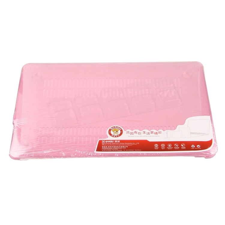 ENKAY for Macbook Pro Retina 13.3 inch (US Version) / A1425 / A1502 Hat-Prince 3 in 1 Crystal Hard Shell Plastic Protective Case with Keyboard Guard & Port Dust Plug(Pink) - MacBook Pro Cases by ENKAY | Online Shopping South Africa | PMC Jewellery | Buy Now Pay Later Mobicred