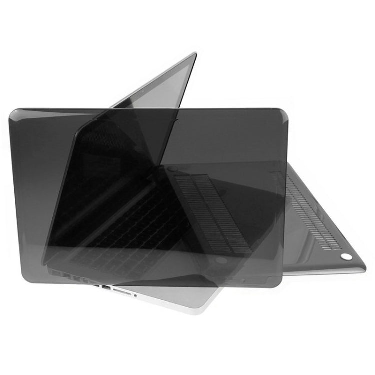 ENKAY for Macbook Pro 15.4 inch (US Version) / A1286 Hat-Prince 3 in 1 Crystal Hard Shell Plastic Protective Case with Keyboard Guard & Port Dust Plug(Black) - MacBook Pro Cases by ENKAY | Online Shopping South Africa | PMC Jewellery | Buy Now Pay Later Mobicred