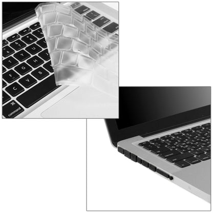 ENKAY for Macbook Pro 15.4 inch (US Version) / A1286 Hat-Prince 3 in 1 Crystal Hard Shell Plastic Protective Case with Keyboard Guard & Port Dust Plug(Blue) - MacBook Pro Cases by ENKAY | Online Shopping South Africa | PMC Jewellery | Buy Now Pay Later Mobicred