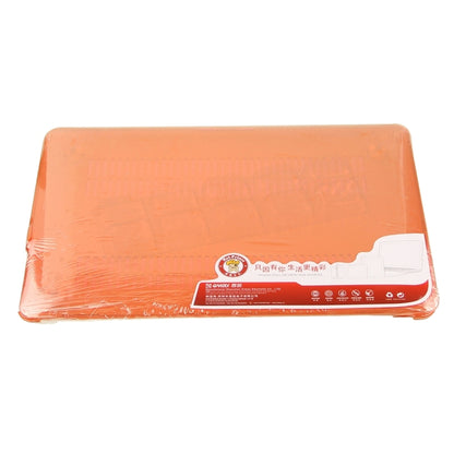 ENKAY for Macbook Pro Retina 15.4 inch (US Version) / A1398 Hat-Prince 3 in 1 Crystal Hard Shell Plastic Protective Case with Keyboard Guard & Port Dust Plug(Orange) - MacBook Pro Cases by ENKAY | Online Shopping South Africa | PMC Jewellery | Buy Now Pay Later Mobicred