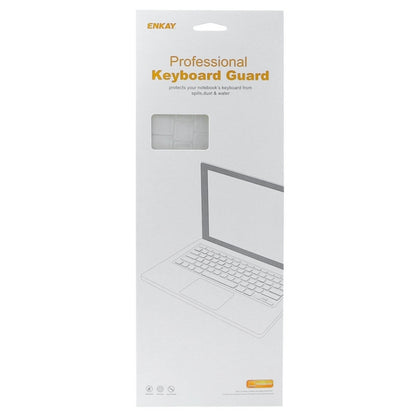 ENKAY for Macbook Pro Retina 15.4 inch (US Version) / A1398 Hat-Prince 3 in 1 Crystal Hard Shell Plastic Protective Case with Keyboard Guard & Port Dust Plug(White) - MacBook Pro Cases by ENKAY | Online Shopping South Africa | PMC Jewellery | Buy Now Pay Later Mobicred