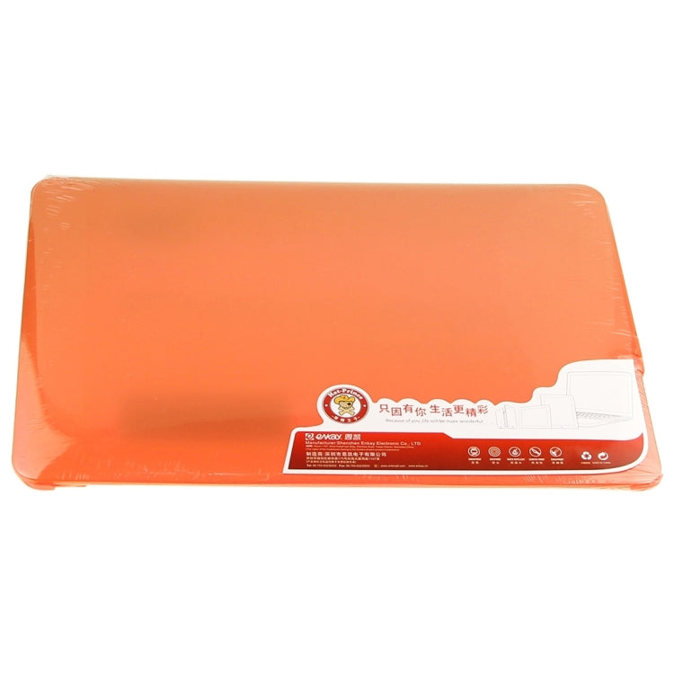 ENKAY for Macbook Pro Retina 13.3 inch (US Version) / A1425 / A1502 Hat-Prince 3 in 1 Frosted Hard Shell Plastic Protective Case with Keyboard Guard & Port Dust Plug(Orange) - MacBook Pro Cases by ENKAY | Online Shopping South Africa | PMC Jewellery | Buy Now Pay Later Mobicred