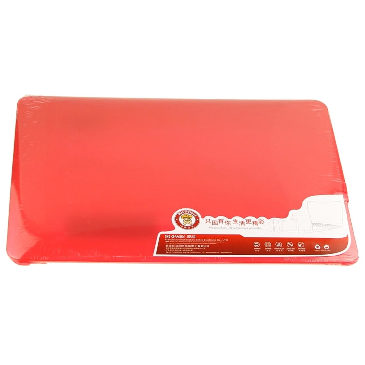 ENKAY for Macbook Pro Retina 13.3 inch (US Version) / A1425 / A1502 Hat-Prince 3 in 1 Frosted Hard Shell Plastic Protective Case with Keyboard Guard & Port Dust Plug(Red) - MacBook Pro Cases by ENKAY | Online Shopping South Africa | PMC Jewellery | Buy Now Pay Later Mobicred