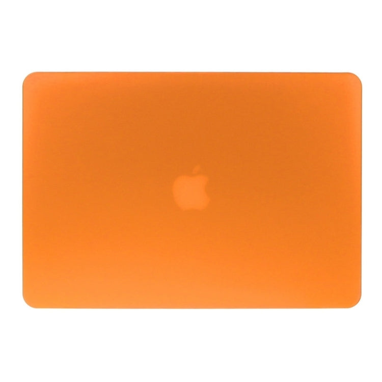 ENKAY for Macbook Pro Retina 15.4 inch (US Version) / A1398 Hat-Prince 3 in 1 Frosted Hard Shell Plastic Protective Case with Keyboard Guard & Port Dust Plug(Orange) - MacBook Pro Cases by ENKAY | Online Shopping South Africa | PMC Jewellery | Buy Now Pay Later Mobicred