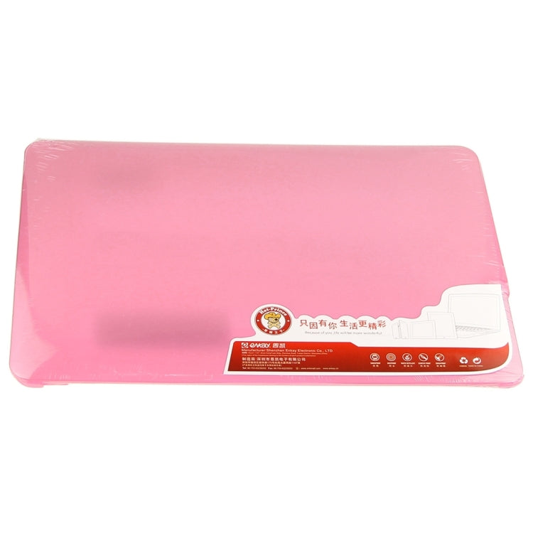 ENKAY for Macbook Pro Retina 15.4 inch (US Version) / A1398 Hat-Prince 3 in 1 Frosted Hard Shell Plastic Protective Case with Keyboard Guard & Port Dust Plug(Pink) - MacBook Pro Cases by ENKAY | Online Shopping South Africa | PMC Jewellery | Buy Now Pay Later Mobicred