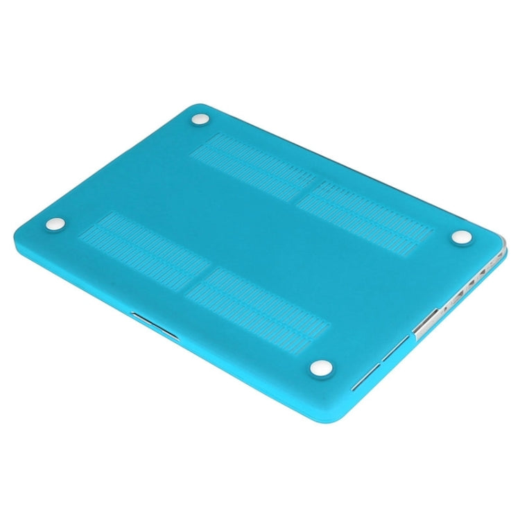 ENKAY for Macbook Pro Retina 15.4 inch (US Version) / A1398 Hat-Prince 3 in 1 Frosted Hard Shell Plastic Protective Case with Keyboard Guard & Port Dust Plug(Blue) - MacBook Pro Cases by ENKAY | Online Shopping South Africa | PMC Jewellery | Buy Now Pay Later Mobicred