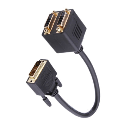 24+1 DVI Male to 2 DVI Female Cable Adapter, Length: 30cm -  by PMC Jewellery | Online Shopping South Africa | PMC Jewellery