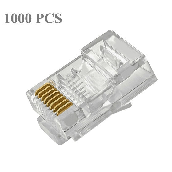 1000 PCS RJ45 Connector Modular Plug, Normal quality - Lan Cable and Tools by PMC Jewellery | Online Shopping South Africa | PMC Jewellery | Buy Now Pay Later Mobicred