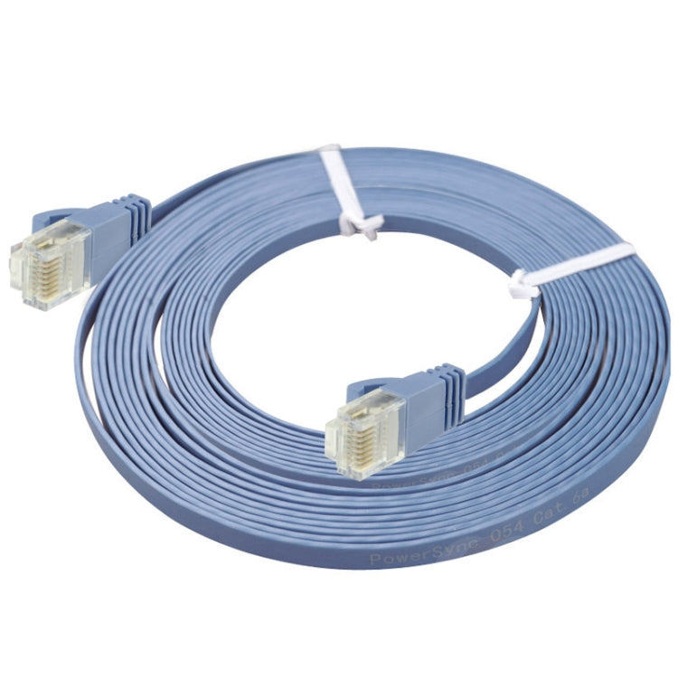 CAT6 Ultra-thin Flat Ethernet Network LAN Cable, Length: 50m(Blue) - Lan Cable and Tools by PMC Jewellery | Online Shopping South Africa | PMC Jewellery | Buy Now Pay Later Mobicred