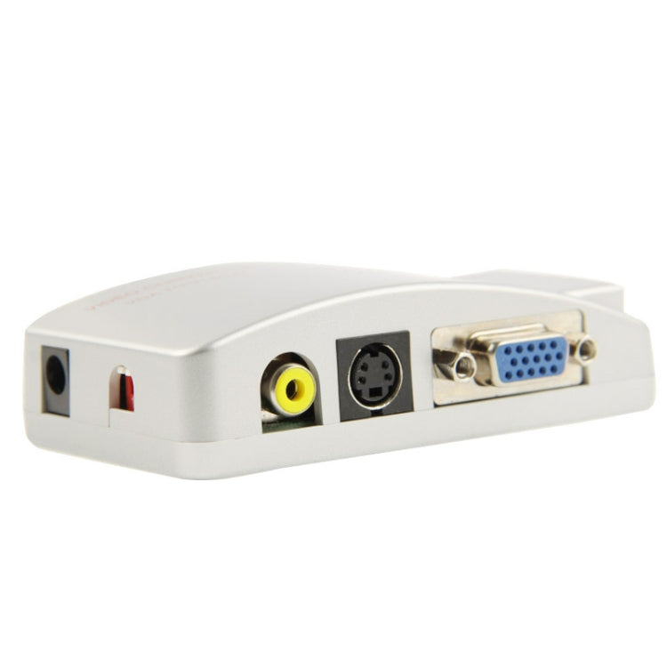 High Resolution VGA Video Conversion VGA to Video S-Video / PC to TV (VGA to AV ) Converter Box - Cable by PMC Jewellery | Online Shopping South Africa | PMC Jewellery | Buy Now Pay Later Mobicred