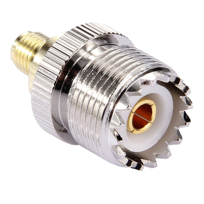 Coaxial SMA Female to UHF Female Adapter(Silver) - Connectors by PMC Jewellery | Online Shopping South Africa | PMC Jewellery