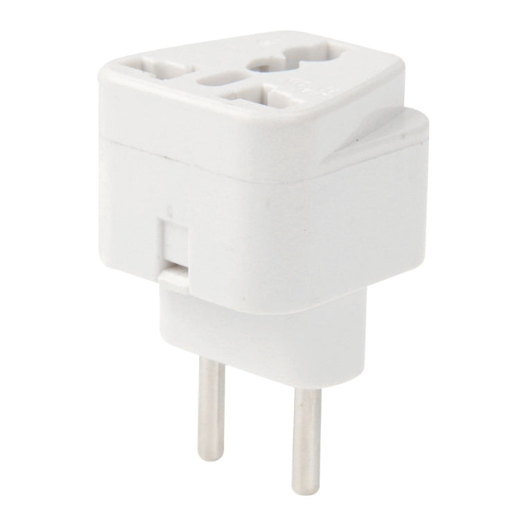 20PCS EU Plug Adapter Power Socket Travel Converter(White) - Plug Adaptor by PMC Jewellery | Online Shopping South Africa | PMC Jewellery | Buy Now Pay Later Mobicred