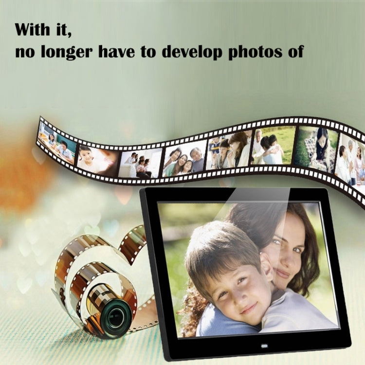 14 inch LED Display Multi-media Digital Photo Frame with Holder & Music & Movie Player, Support USB / SD / MS / MMC Card Input(Black) - 11-15 inch by PMC Jewellery | Online Shopping South Africa | PMC Jewellery | Buy Now Pay Later Mobicred