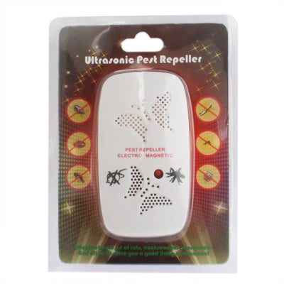 Ultrasonic Electronics Insecticide with Two Steps of Adjustable, White (EU Plug) - Repellents by PMC Jewellery | Online Shopping South Africa | PMC Jewellery | Buy Now Pay Later Mobicred