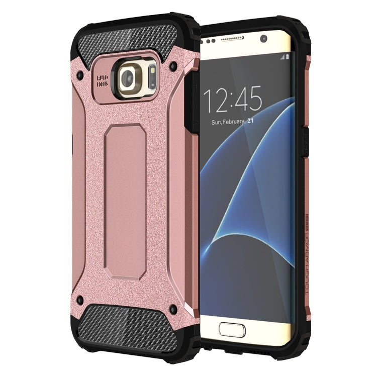 For Galaxy S7 Edge / G935 Tough Armor TPU + PC Combination Case (Rose Gold) - Galaxy Phone Cases by PMC Jewellery | Online Shopping South Africa | PMC Jewellery