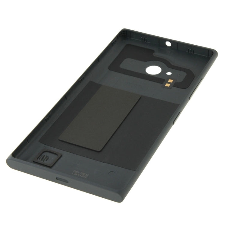 Solid Color Plastic Battery  Back Cover for Nokia Lumia 730(Black) - Back Cover by PMC Jewellery | Online Shopping South Africa | PMC Jewellery