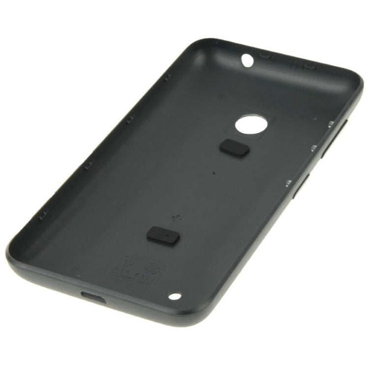 Solid Color Plastic Battery Back Cover for Nokia Lumia 530/Rock/M-1018/RM-1020(Black) - Back Cover by PMC Jewellery | Online Shopping South Africa | PMC Jewellery