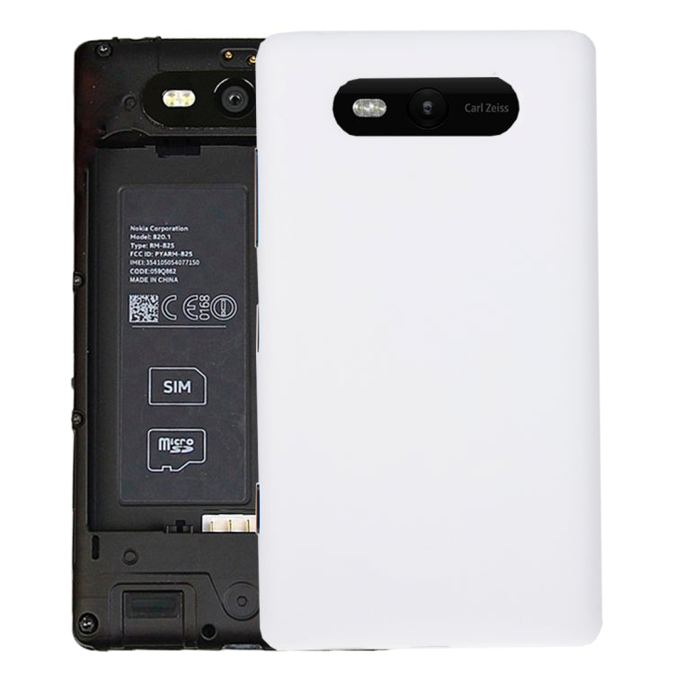 Solid Color NFC Battery Back Cover for Nokia Lumia 820(White) - Back Cover by PMC Jewellery | Online Shopping South Africa | PMC Jewellery | Buy Now Pay Later Mobicred